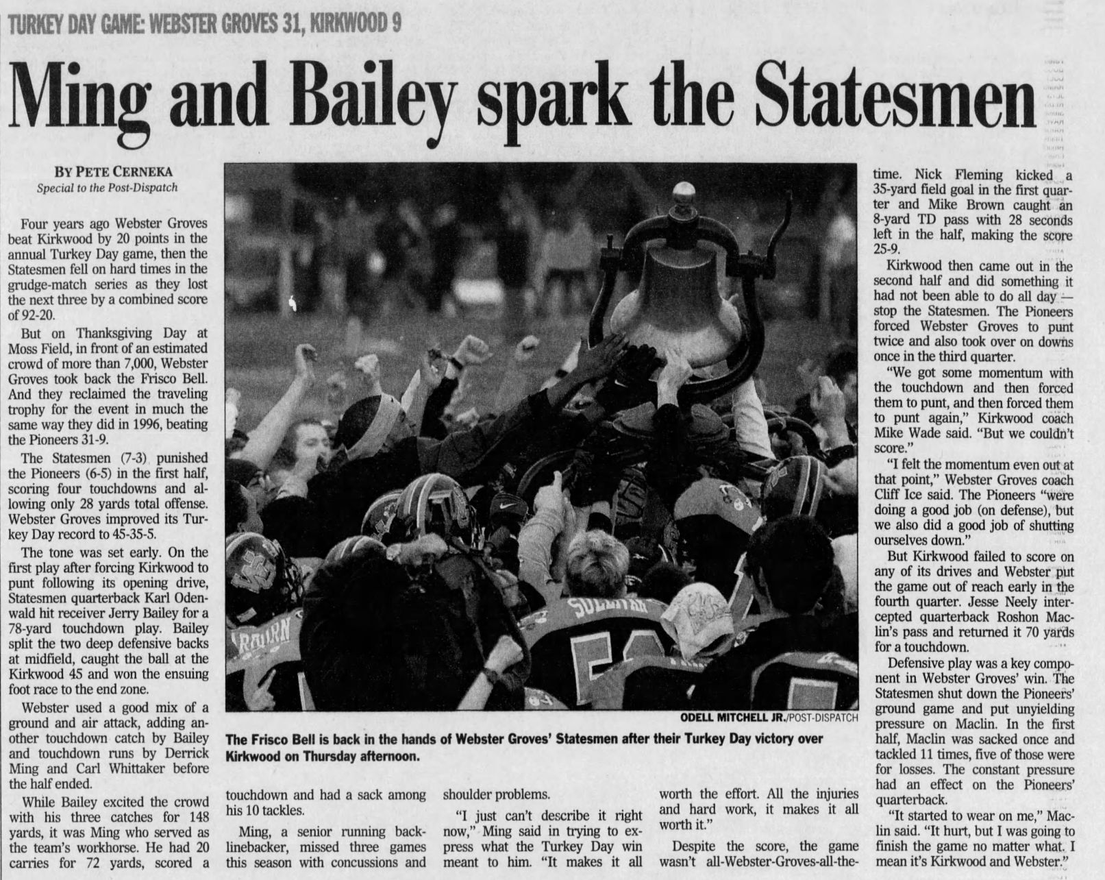 2000: Webster rebounds
